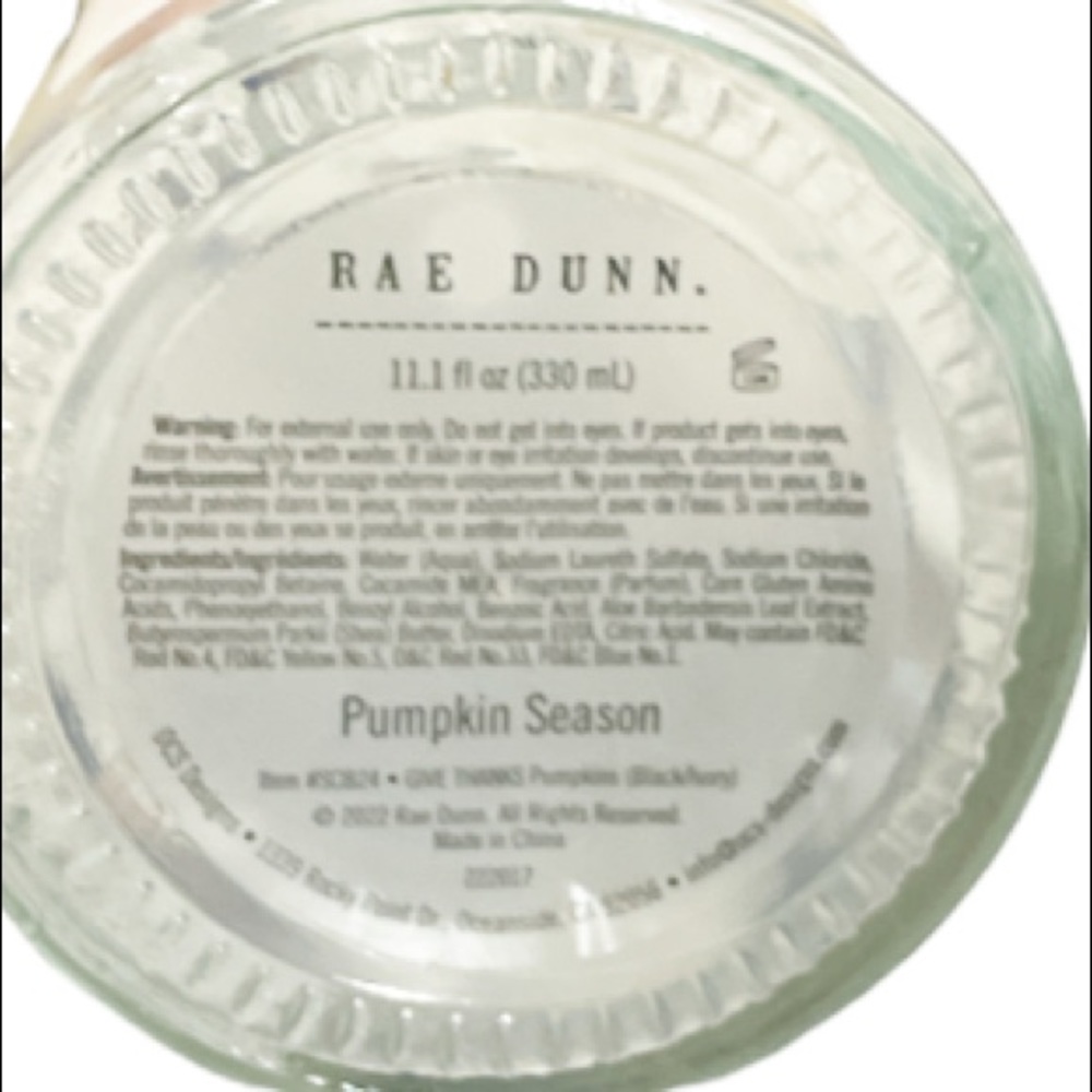 NWT Rae Dunn GIVE THANKS Scented Hand Soap π π¦ π - Picture 6 of 6